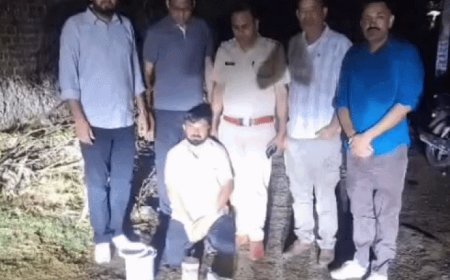 बाल्टी में छिपाकर ले जा रहा था अफीम:पुलिस को देख भागने लगा आरोपी, पीछा करके पकड़ा, पूछताछ में खुलासे की उम्मीद