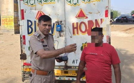 गुरुग्राम में ट्रैफिक पुलिस ने पिकअप वाहन किया जब्त:14 चालान की ₹2.50 लाख की राशि लंबित; ड्राइवरों से अपील