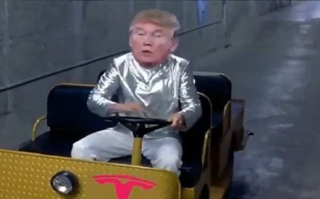 Tesla जैसी गाड़ी में फंसे Donald Trump, Iran ने AI Video में लाचारी का उड़ाया मजाक
