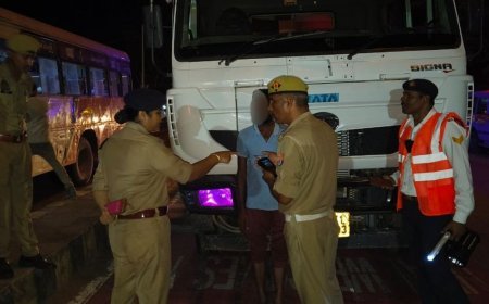 फतेहपुर पुलिस ने 48 वाहनों पर की कार्रवाई:नशे में ड्राइविंग करने पर 4.5 लाख रुपये का जुर्माना लगाया