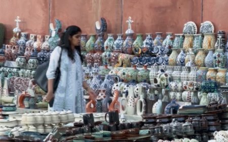 अरब देशों के लिए तैयार रेयर डिजाइन जयपुर पहुंची:खुर्जा क्रॉकरी से लेकर मुरादाबाद ब्रास के उत्पाद में दिखी नई तरह की क्रिएटिविटी
