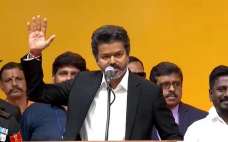 Tamil Nadu CM oath ceremony LIVE: तमिलनाडु के 9वें CM बने एक्टर विजय, थलपति ने ली मुख्यमंत्री पद की शपथ
