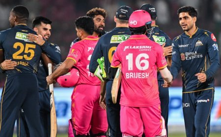 IPL 2026: कप्तान Shubman Gill का तूफान, Rashid Khan ने ढाया कहर, GT ने RR को बुरी तरह रौंदा