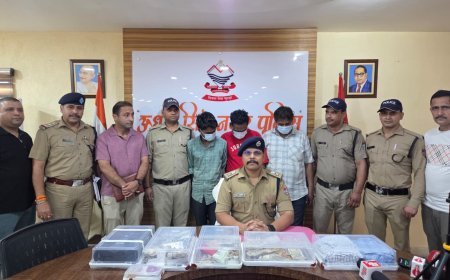 एसएसपी अजय गणपति का अपराधियों के विरुद्ध सख्त रुख — बंद घर में लाखों की चोरी का हुआ खुलासा, 03 अंतरजनपदीय शातिर चोर गिरफ्तार*
