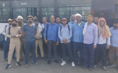 फरीदाबाद में सिटी बस ड्राइवरों की हड़ताल:वेतनवृद्धि के आश्वासन के बाद सेवाएं बहाल, ड्यूटी जाने वालों को हुई परेशानी
