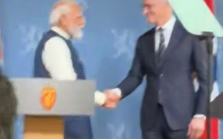 राहुल बोले- कॉम्प्रोमाइज्ड पीएम सवालों से भागते दिखे:जब छिपाने को कुछ नहीं तो डर क्यों; मोदी ने नॉर्वे में पत्रकार को जवाब नहीं दिया था