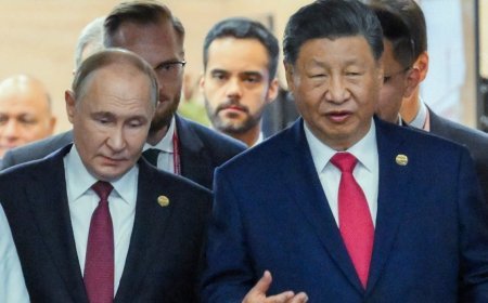 Russian President Vladimir Putin Visit China | रूसी राष्ट्रपति पुतिन का बीजिंग में 'रेड कार्पेट' पर स्वागत; चीन के शी जिनपिंग के साथ द्विपक्षीय वार्ता की