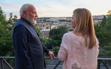 PM Modi Meeting with Giorgia Meloni | रोम में कूटनीति और दोस्ती का अनोखा संगम! पीएम मोदी ने मेलोनी के साथ कोलोसियम में बिताए खास पल