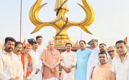 राष्ट्रीय महामंत्री ( संगठन ) ने त्रिशूल चौक की भव्यता को सराहा