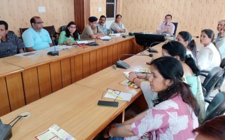 मुख्य विकास अधिकारी की अध्यक्षता में राष्ट्रीय तंबाकू नियंत्रण कार्यक्रम (NTCP) की जिला स्तरीय समन्वय समिति की बैठक संपन्न**