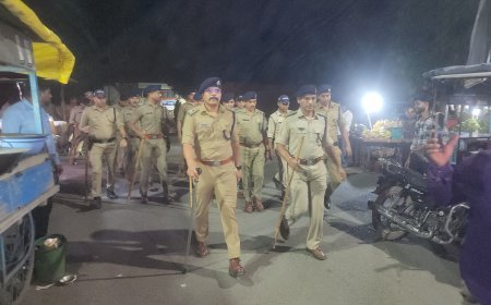 ऑपरेशन प्रहार के तहत एसएसपी अजय गणपति स्वयं उतरे मैदान में