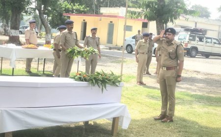 आरक्षी स्व0 श्री विपिन बिष्ट जी के आकस्मिक निधन पर ऊधमसिंहनगर पुलिस परिवार द्वारा दी गई भावभीनी श्रद्धांजलि।*
