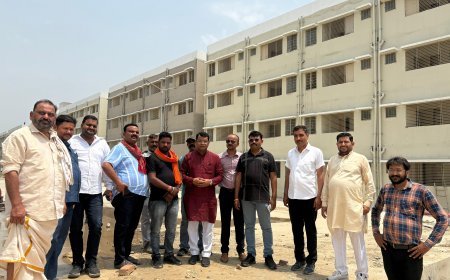 विधायक शिव अरोरा ने बागवाला मे निर्माणाधीन प्रधानमंत्री आवास योजना का जिला विकास प्राधिकरण संग किया स्थालीय निरक्षण*