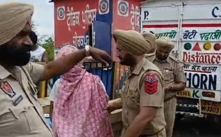 चंडीगढ़-अंबाला हाईवे पर शराब तस्करी का भंडाफोड़:ट्रक से 100 पेटी बरामद, एक गिरफ्तार, दिल्ली में सप्लाई करने जा रहा था आरोपी