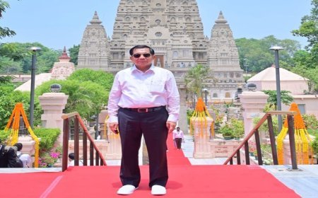 Bodh Gaya से Myanmar President का आध्यात्मिक शंखनाद, पांच दिवसीय India दौरे का हुआ आगाज