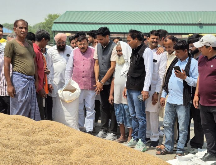 किच्छा,50 हजार मीट्रिक टन की गेहूं क्रय सीमा निर्धारित