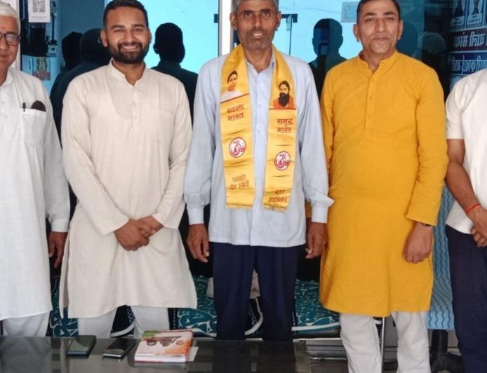 महेंद्रगढ़ में पतंजलि परिवार के नए पदाधिकारी चयनित:कैलाश शास्त्री संरक्षक बने; डॉ. नितिन यादव और जुगबीर सिंह को भी अहम जिम्मेदारी