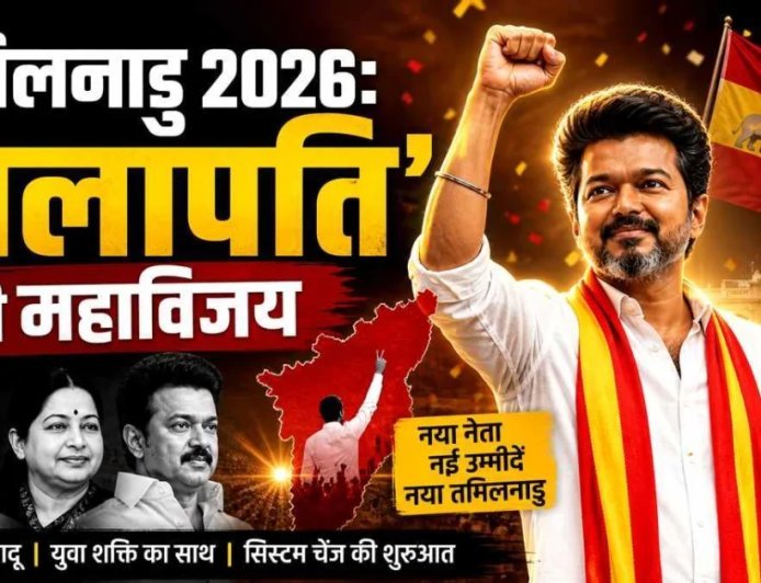 तमिलनाडु 2026: ‘थलापति’ की महाविजय, दक्षिण की राजनीति में सिनेमा का जादू फिर लौटा