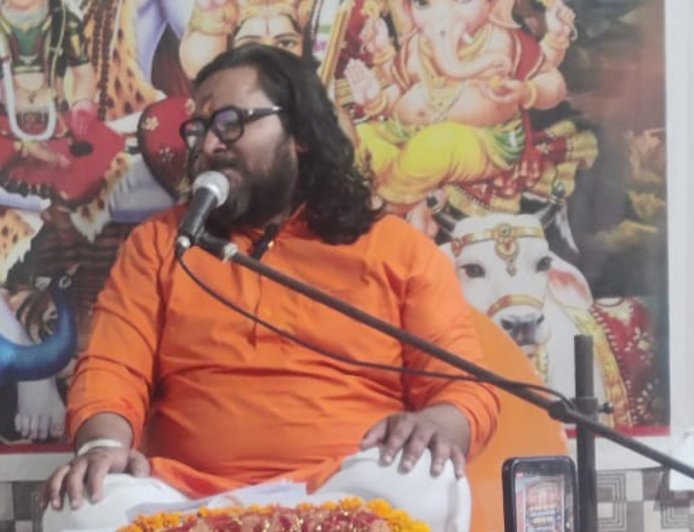स्वामी कृष्णानंद ने कहा- सृष्टि सेवा ही सच्ची भक्ति:परिवार, समाज, राष्ट्र और समस्त प्रकृति उसी विराट स्वरूप के अंग