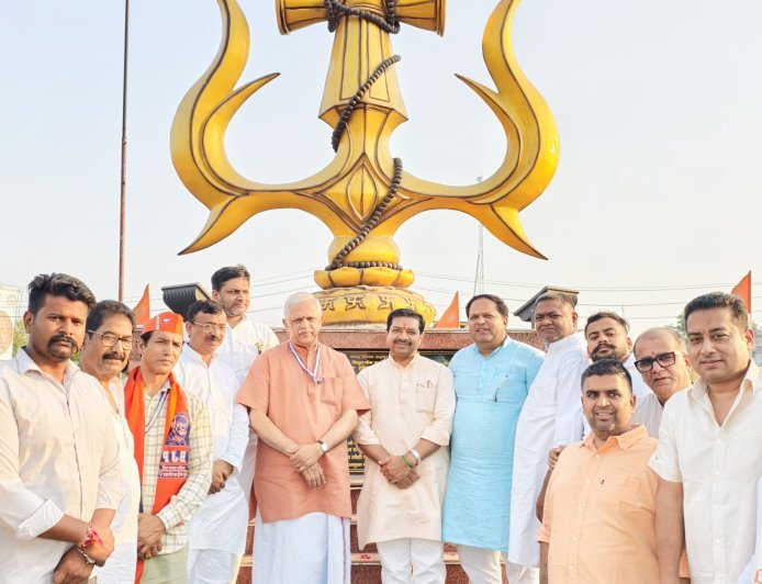 राष्ट्रीय महामंत्री ( संगठन ) ने त्रिशूल चौक की भव्यता को सराहा