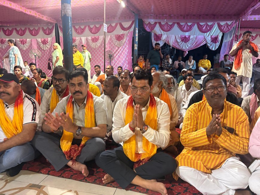खानपुर न.1 मे आयोजित अखण्ड नाम सकीर्तन मे शामिल हुऐ विधायक शिव अरोरा*