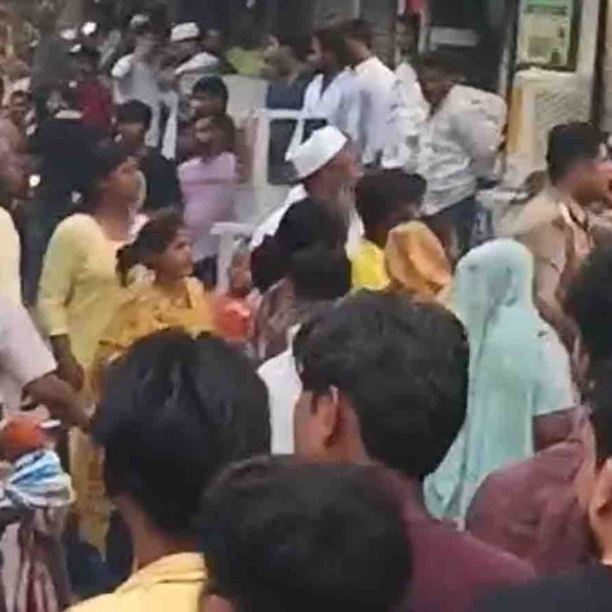 गाजियाबाद में दो समुदायों में मारपीट-पत्थरबाजी:मंदिर से लौट रहे थे, विशेष समुदाय के लोगों से स्कूटी टकराने पर विवाद; 15 लोग घायल
