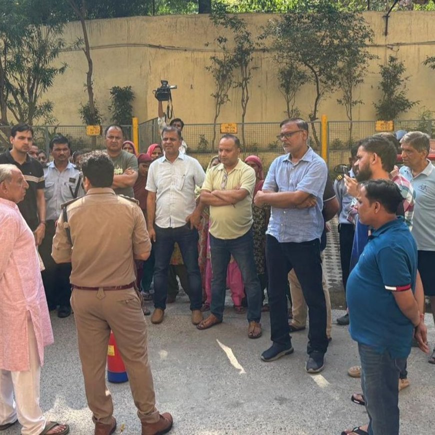 भीषण आग के बाद फायर विभाग ने चलाया अभियान:गाजियाबाद में एक सप्ताह तक आग से बचाव के लिए किया जाएगा जागरुक