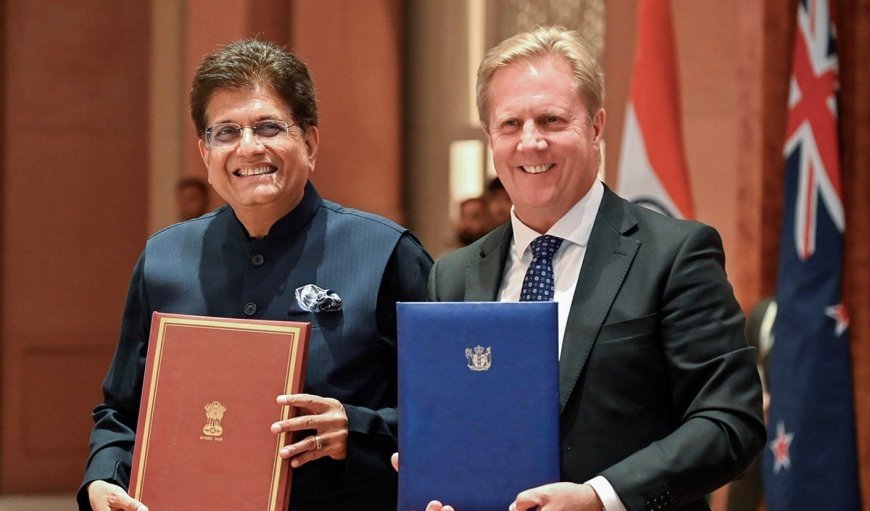 India-New Zealand FTA ने खोले बड़ी संख्या में नौकरी और निवेश के रास्ते, छोटे-बड़े उद्योगों को भी होगा भरपूर लाभ