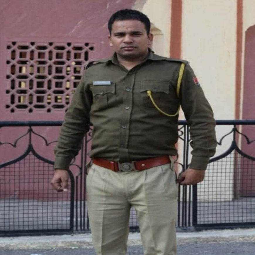 कोटा नयापुरा थाने के आसूचना अधिकारी मुनेश चौधरी लाइन हाजिर:भरतपुर में नाकाबंदी के दौरान पुलिसकर्मियों से झगड़ा किया