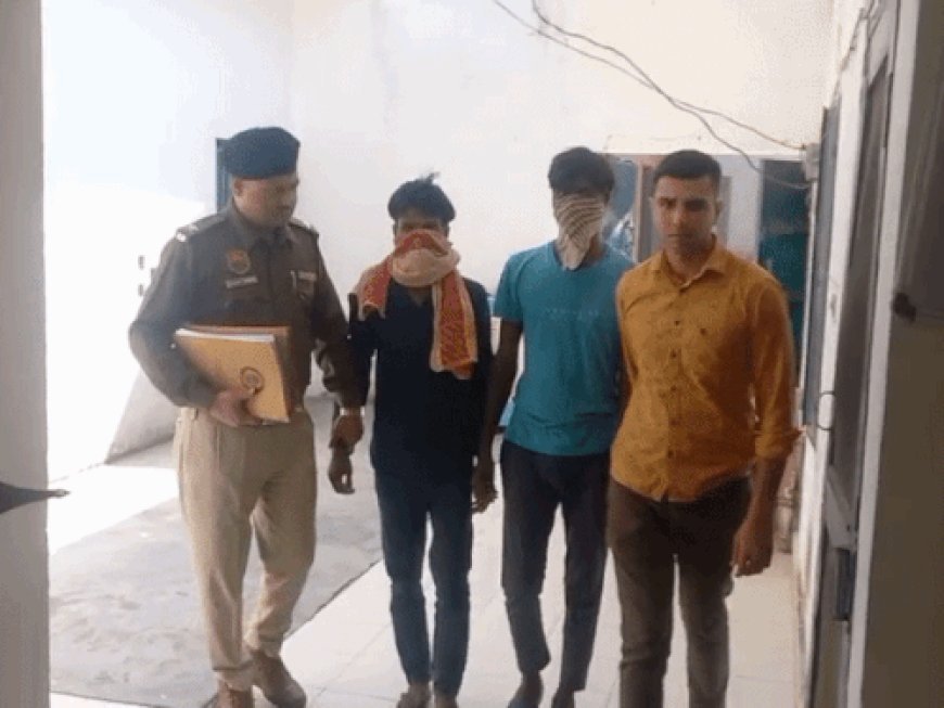 सोनीपत में 35 लाख की ठगी में दो अरेस्ट:इंश्योरेंस पॉलिसी के जाल में फंसाया, पुलिस ने बैंक डिटेल लेकर UP में की रेड