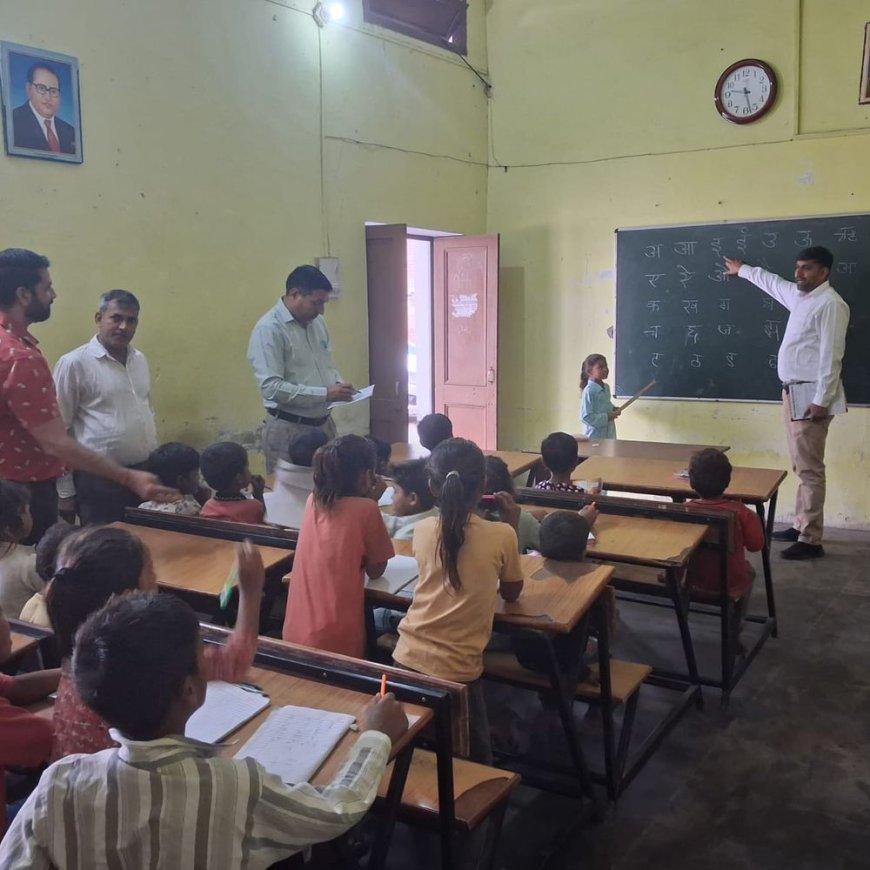 राजौंद के गरीब बच्चों को दी जा रही फ्री शिक्षा:अपनी गाड़ी से लाता है स्कूल स्टाफ, 23 बच्चों का कराया दाखिला