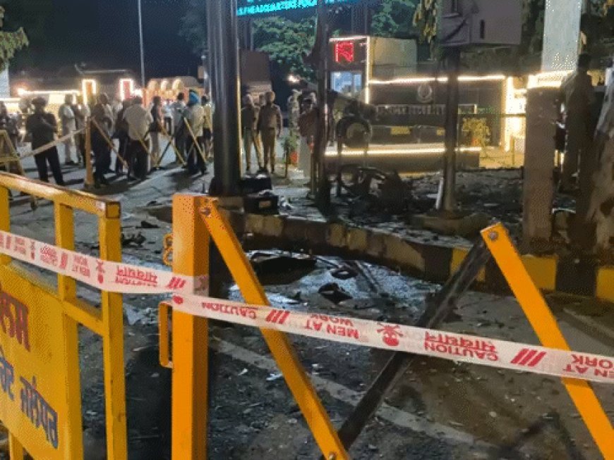 जालंधर में BSF हेडक्वार्टर के बाहर ब्लास्ट, एक घायल:स्कूटी में विस्फोटक रखे जाने की आशंका, एक किमी दूर तक सुना गया धमाका