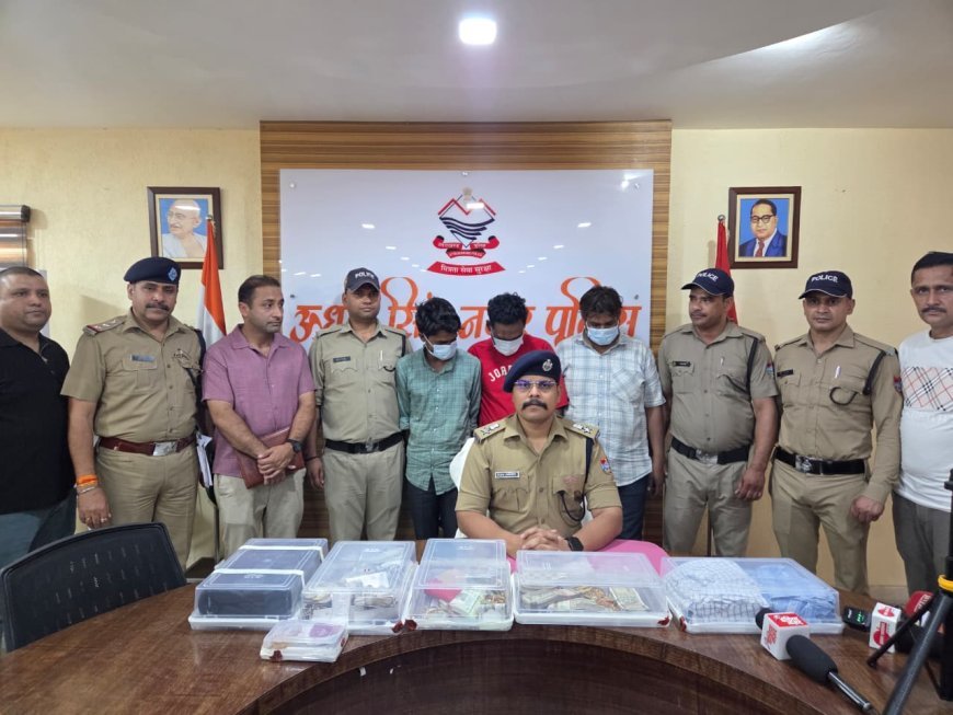 एसएसपी अजय गणपति का अपराधियों के विरुद्ध सख्त रुख — बंद घर में लाखों की चोरी का हुआ खुलासा, 03 अंतरजनपदीय शातिर चोर गिरफ्तार*