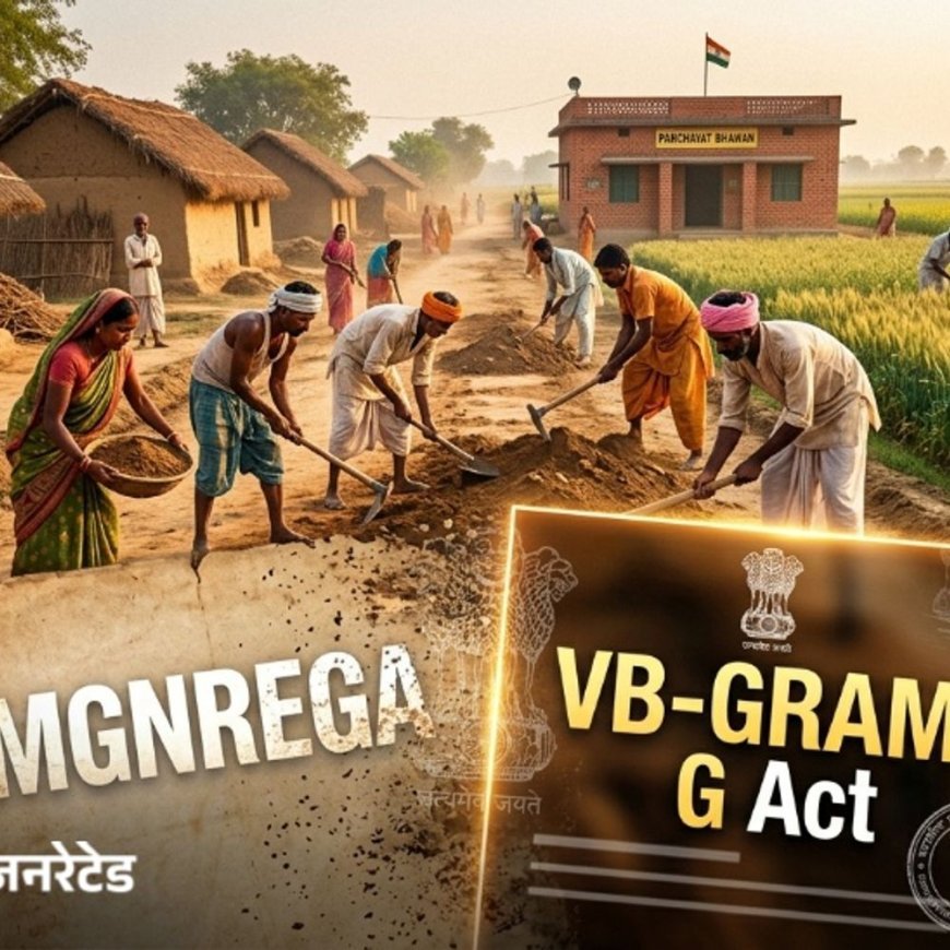 देश में 1 जुलाई से VB-G RAM G लागू:MGNAREGA की जगह लेगा, सरकार बोली- बदलाव का मजदूरों पर कोई असर नहीं