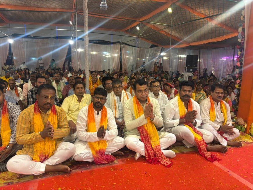 रविंनगर मे  आयोजित अखण्ड नाम सकीर्तन मे शामिल हुऐ विधायक शिव अरोरा*
