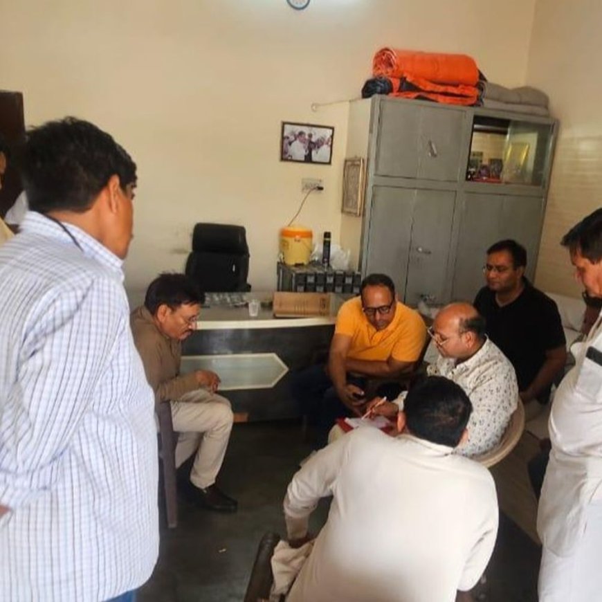 नूंह अनाज मंडी में सीएम फ्लाइंग की रेड:सरसों के अवैध स्टॉक मिले, 1.96 लाख रुपए का जुर्माना लगाया