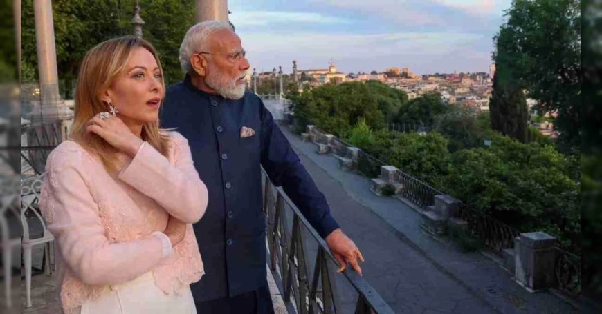 मेलोनी संग डिनर के बाद दुनिया के अजूबे 'कोलोसियम' पहुंचे पीएम मोदी, तस्वीरें सोशल मीडिया पर हुईं वायरल