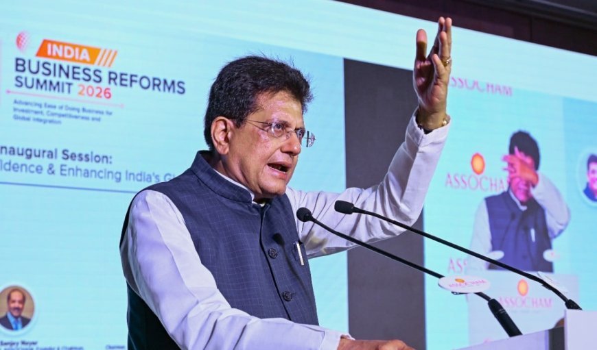 India Business Summit में बोले पीयूष गोयल- संकट में घबराएं नहीं, वैश्विक अवसरों का पूरा लाभ उठाएं
