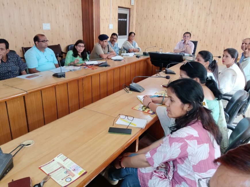 मुख्य विकास अधिकारी की अध्यक्षता में राष्ट्रीय तंबाकू नियंत्रण कार्यक्रम (NTCP) की जिला स्तरीय समन्वय समिति की बैठक संपन्न**