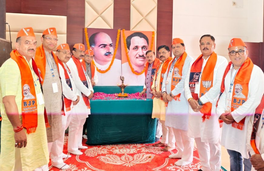भाजपा प्रशिक्षण वर्ग में संगठन और विचारधारा पर मंथन