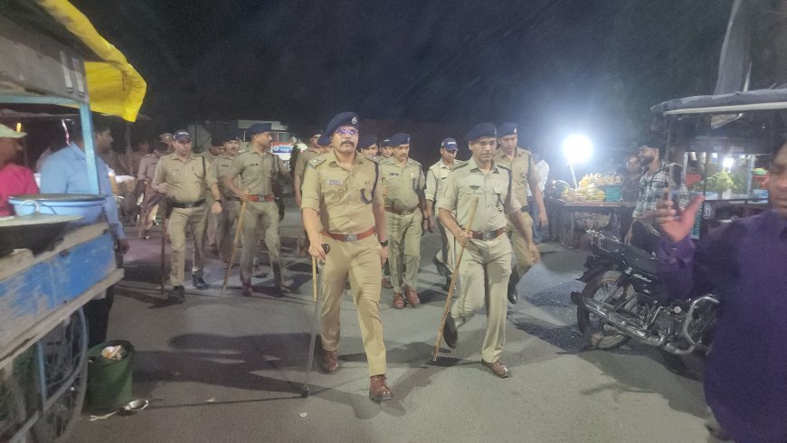 ऑपरेशन प्रहार के तहत एसएसपी अजय गणपति स्वयं उतरे मैदान में