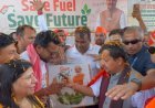 भारतीय जनता पार्टी के राष्ट्रीय अध्यक्ष नितिन नवीन के देहरादून आगमन पर कैंट विधानसभा क्षेत्र में भाजपा महानगर अध्यक्ष सिद्धार्थ उमेश अग्रवाल के नेतृत्व में “सेव फ्यूल, सेव नेशन” अभियान का भव्य शुभारंभ