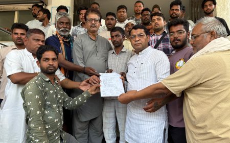 बिगवाड़ा मंडी मे  छोटे फल- सब्जी थोक विक्रेता को हटाये जाने के विषय मे विधायक शिव अरोरा से मिले पीड़ित व्यापारी सौपा ज्ञापन*