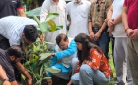 विश्व पर्यावरण दिवस पर पूर्व विधायक राजेश शुक्ला ने किया पौधारोपण, प्रत्येक बूथ पर पांच पौधे लगाने का दिलाया संकल्प
