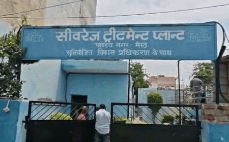 STP प्लांट नगर निगम को सौंपने पर विवाद:मेरठ में पार्षद का आरोप- कमीशनखोरी के चलते लिया जा रहा फैसला