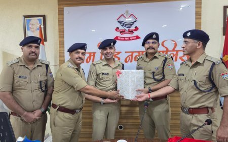 पुलिस अधीक्षक श्री जितेन्द्र चौधरी जी के स्थानांतरण पर ऊधम सिंह नगर पुलिस परिवार ने दी भावभीनी विदाई*