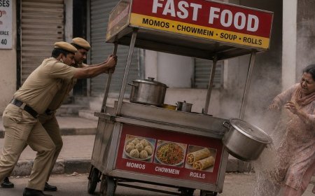 जयपुर में पुलिसकर्मी ने महिला पर गिराया खौलता पानी:VIP मूवमेंट के दौरान ठेला पलट दिया; आधा शरीर झुलसा