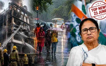 Top News : लखनऊ अग्निकांड पर योगी सरकार का बड़ा एक्शन, 22 राज्यों में बारिश, ममता को बड़ा झटका