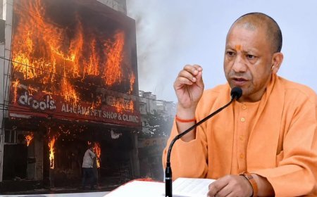 लखनऊ अग्निकांड : मरने वालों की संख्या 15 पहुंची, 4 अधिकारी सस्पेंड, CM योगी ने 5-5 लाख रुपए मुआवजे और SIT जांच का किया ऐलान