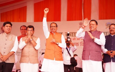 केंद्रीय मंत्री शिवराज सिंह चौहान मुख्यमंत्री पुष्कर सिंह धामी ने किया काशीपुर बाईपास निर्माण का शिलान्यास*